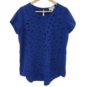 Kate & Mallory Designs Made in USA Blouse Cutout Feminie